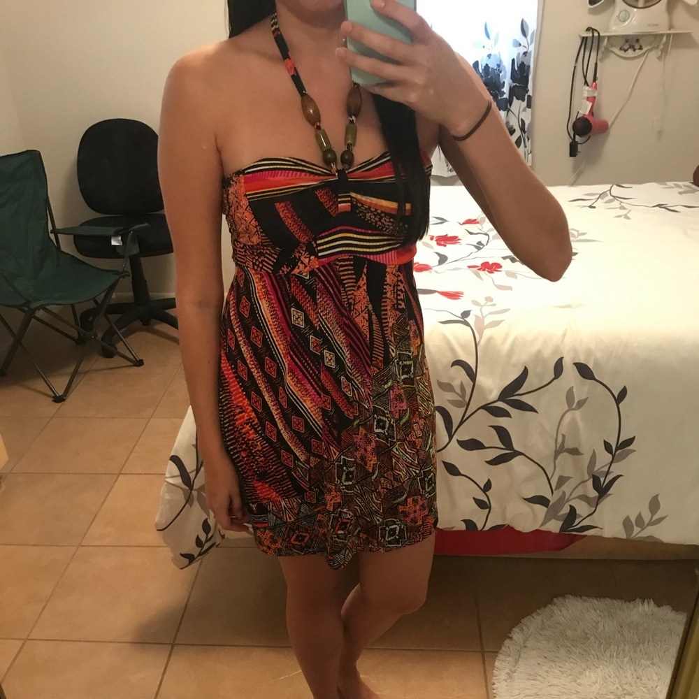 Dress/necklace type strap! cute! comfortable!